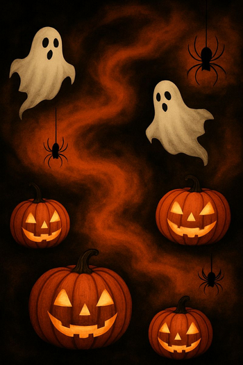 Spooky Halloween Painting