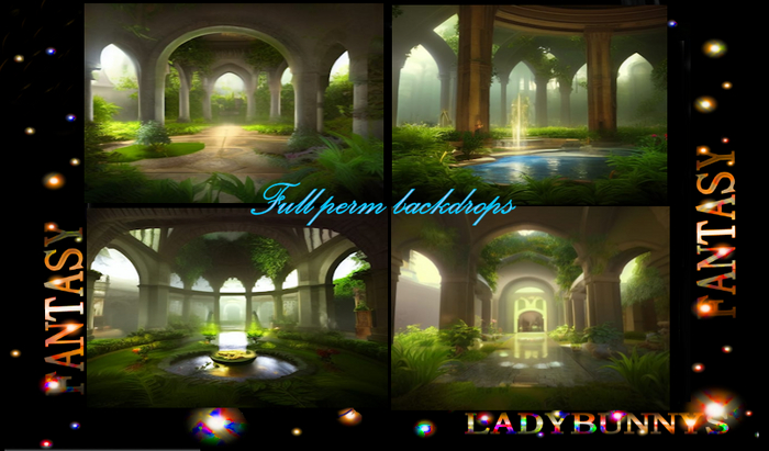 Fantasy Background Textures-Fantasy Arches