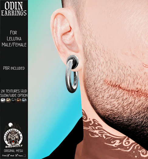 Badwolf -  Odin Earrings 