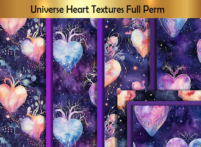 Universe Heart Textures FULL PERM