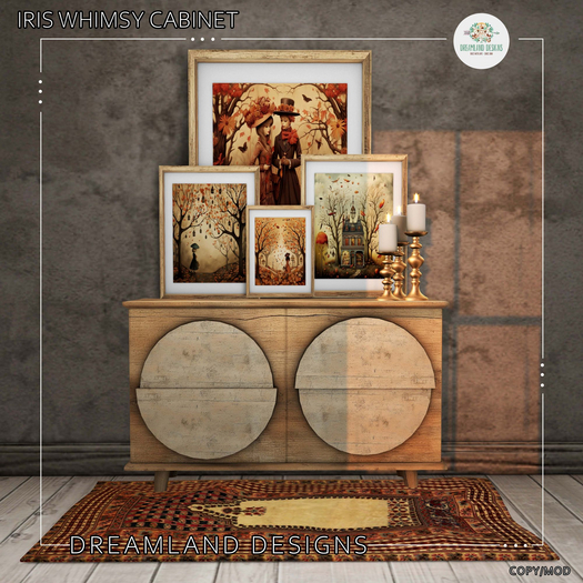 DD Iris Whimsy Cabinet Set