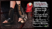 .:SCARS:. Shadow Kicks Boots Haru (Latex)