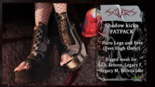 .:SCARS:. Shadow Kicks Boots Haru (FATPACK)