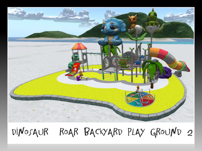 DINOSAUR  ROAR BACKYARD PLAY GROUND 2