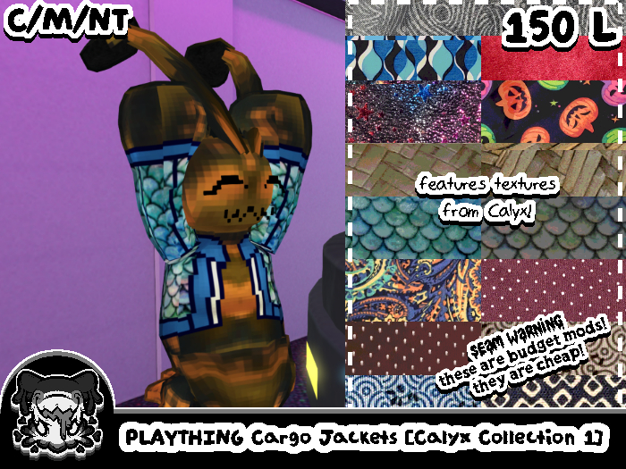 [SKIN_SYN] PLAYTHING Cargo Jackets [Calyx Collection 1]