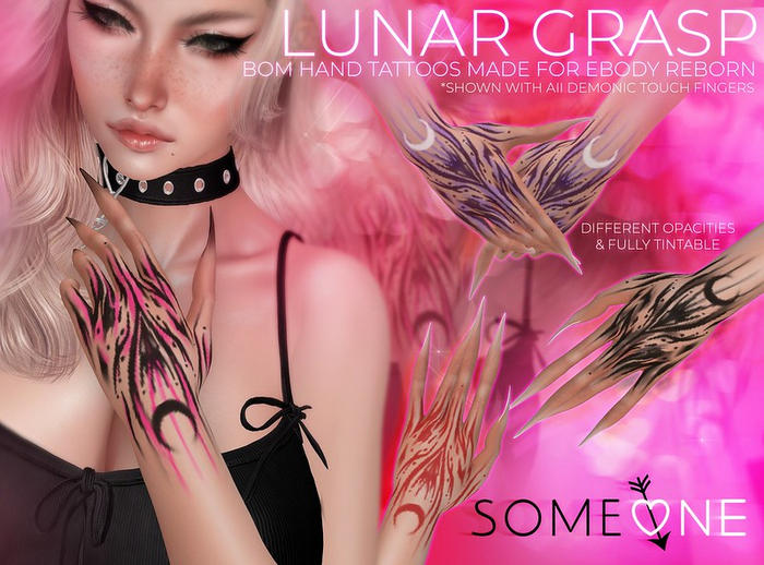 SOMEONE - Lunar Grasp Tattoos 