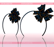 Bow Flower Headband, Unrigged Mesh