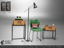 [BARI HOME] Oasis Natural Bedroom - Chair and Table