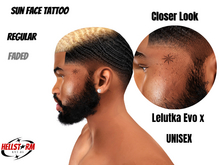HELLSTORM - Sun Face Tattoo Lel Evo X (Gift)