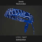 *JMU* Bandana Blue M (add)