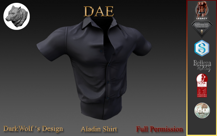 Aladin Shirt Men Full Perm DAE