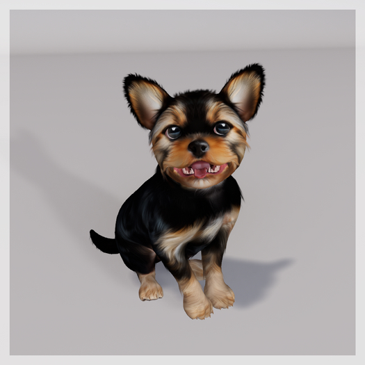 Zooby Animesh Puppy Yorkie