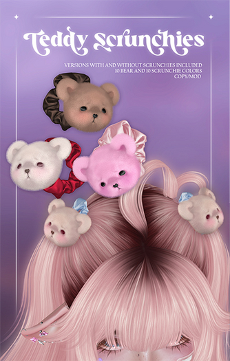 +  Villena  +  Teddy Scrunchies