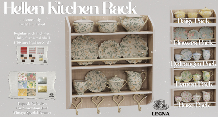 - Legna - Hellen Kitchen Rack (Fatpack)