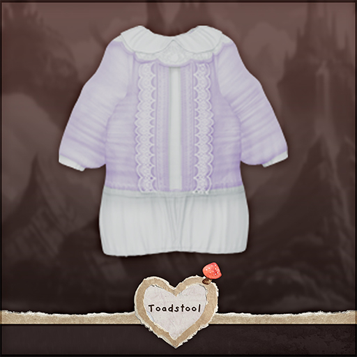 Toadstool . Puff Sweater . Purple