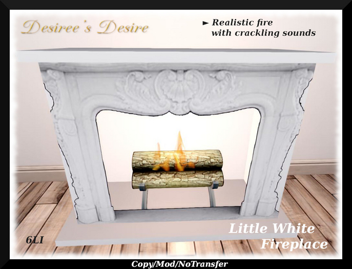 Desiree's Desire ~ white fire place