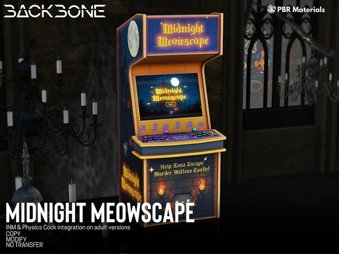BackBone Midnight Meowscape - PG