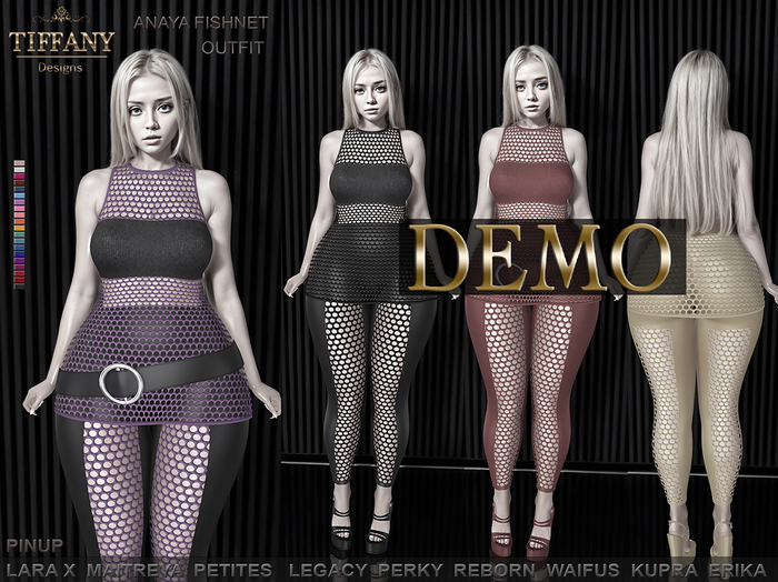 ::TD:: Anaya Fishnet Outfit DEMO