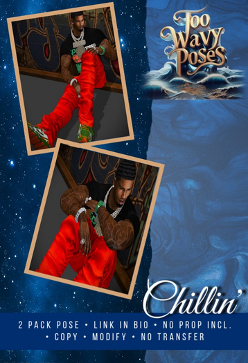 "CHILLIN" 2PK TWP