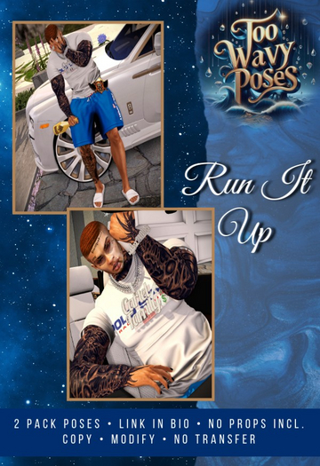 "RUN IT UP" 2PK TWP