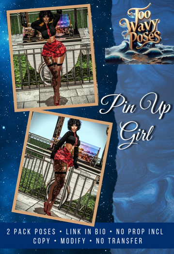"PIN UP DOLL" 2PK TWP