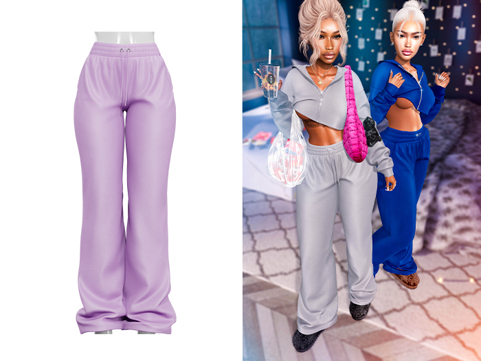 [Brior] Ava Sweatpants - (Purple)