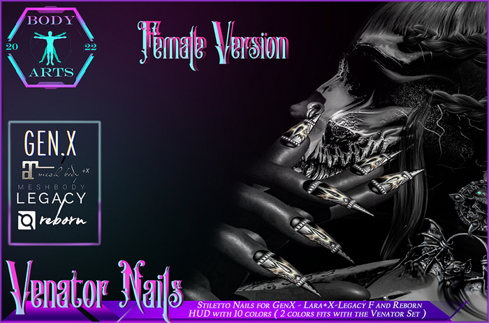 BodyArts - Venator Nails Female