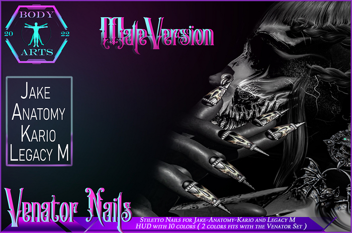 BodyArts - Venator Nails Male