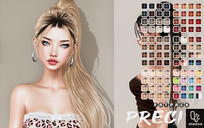 [monso] Preci Hair /Fatpack