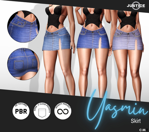 [JUSTICE] YASMIN SKIRT [HD] FATPACK