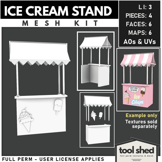Tool Shed - Ice Cream Stand Mesh Kit 