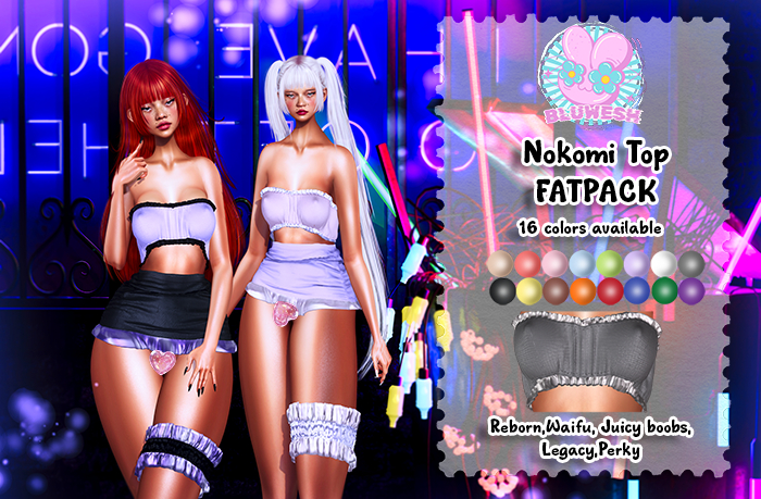 .:BluWesh:. Nokomi top FATPACK