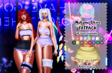 .:BluWesh:. Nokomi Skirt FATPACK