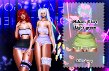 .:BluWesh:. Nokomi Skirt Light green