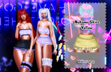 .:BluWesh:. Nokomi Skirt Yellow