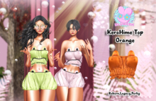 .:BluWesh:. KeroHime top Orange
