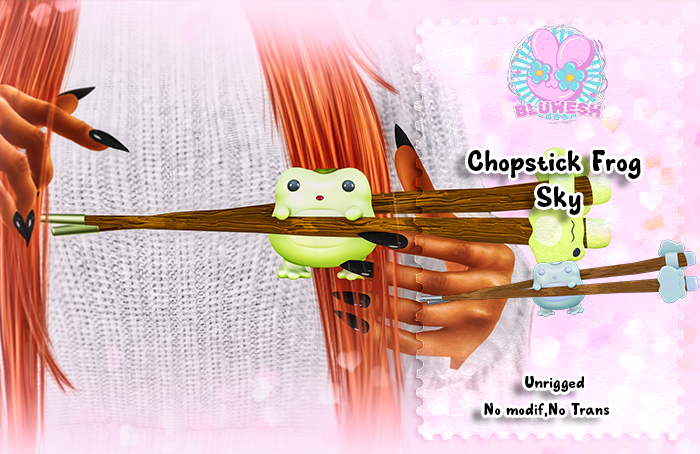 .:BluWesh:.  Chopstick Frog Sky