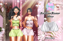 .:BluWesh:. KeroHime Bloomer White