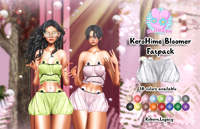 .:BluWesh:. KeroHime Bloomer Fatpack