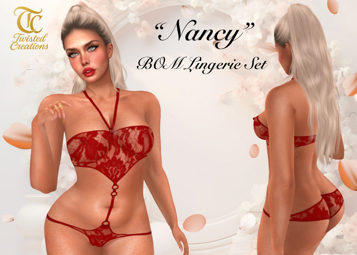 Nancy - Red Lace Lingerie
