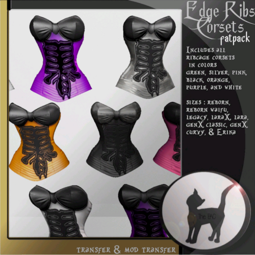 The EKC - Edge - RibCage Corsets FatPack (add)