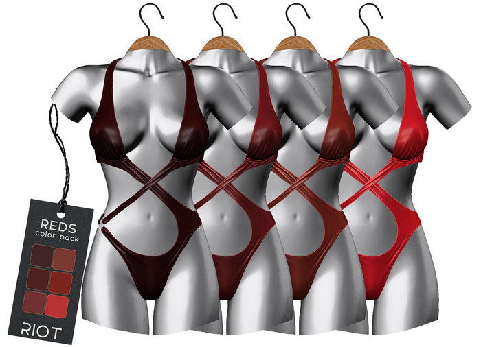 RIOT / Bay Swimsuit - Red Pack
