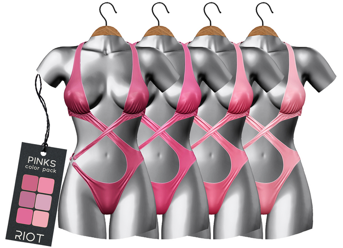 RIOT / Bay Swimsuit - Pink Pack