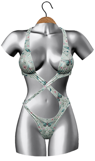 RIOT / Bay Swimsuit - Pattern - Moth Teal