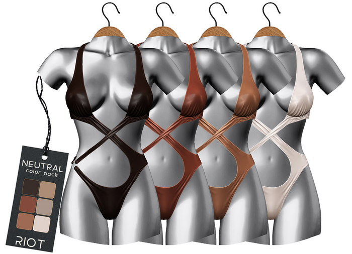 RIOT / Bay Swimsuit - Nude Pack