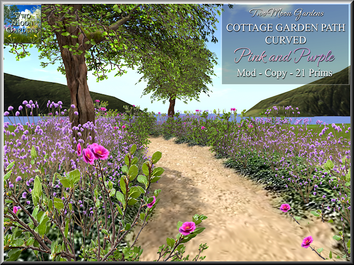 Cottage Garden Path P&P Curved