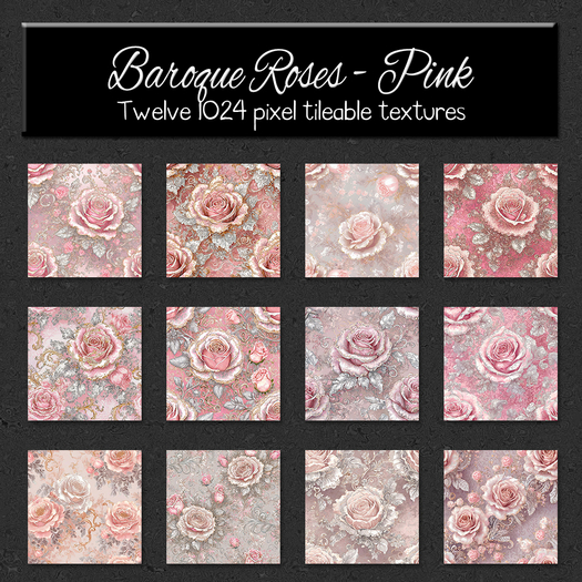 *Wallflowers* Baroque Roses - Pink
