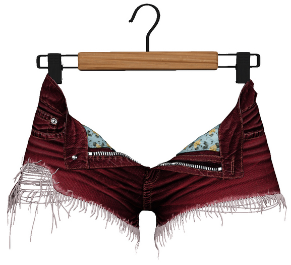 RIOT / Janis Open Shorts - Red