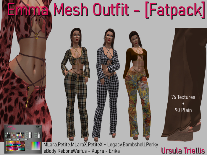 7202 Mesh Emma Outfit - [Fatpack]