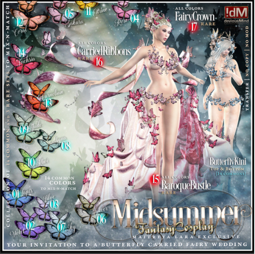 15 !dM Midsummer **WEDDING BUSTLE** (BOX #15 LARA) RARE